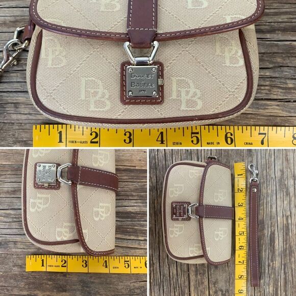 Dooney & Bourke Cloth/Leather Wristlet - Picture 3 of 8